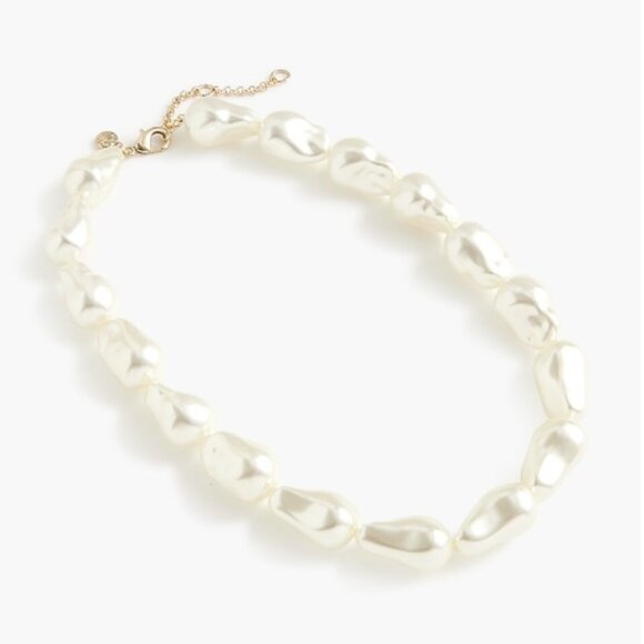 J.Crew Factory Large pearl-effect Necklace - Picture 2 of 6